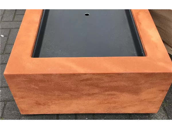 GFK-Beckenumrandung BUC-E100 Rostoptik für E100 GFK-Beckenumrandung BUC-E100 Rostoptik für E100