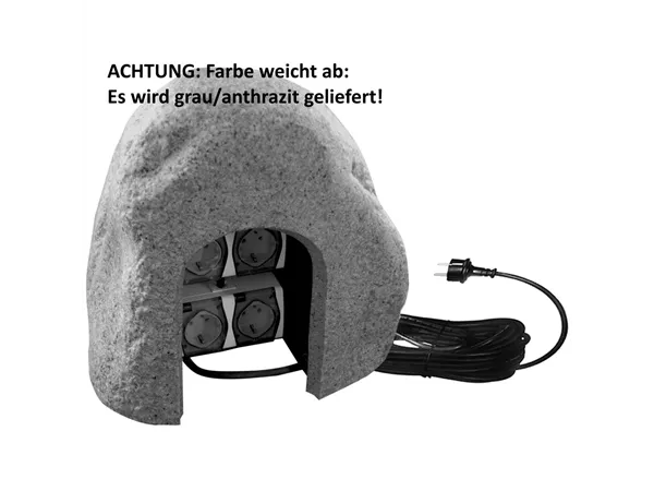 Steckerstein ST-ST 2 mit 10m Kabel 383632cm, grau, anschlußfertig Steckerstein ST-ST 2 mit 10m Kabel 383632cm, grau, anschlußfertig