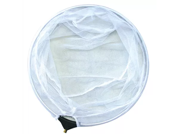 Kescher Netz weiß Ø35cm rund, Netz fein