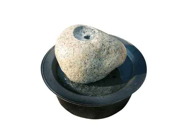 Quellstein Komplettbrunnen (PE-Becken & GFKAbd. Ø66cm, Quellstein & Pumpe) Quellstein Komplettbrunnen (PE-Becken & GFKAbd. Ø66cm, Quellstein & Pumpe)