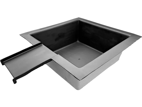 NEUHEIT: GFK-Becken mit Wasserfall W70 eckig 707035cm, 104ltr. NEUHEIT: GFK-Becken mit Wasserfall W70 eckig 707035cm, 104ltr.